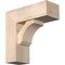 Ekena Millwork Imperial Block Smooth Bracket w/ Offset Brace, Douglas Fir, 7 1/2"W x 20"D x 20"H BKT0806X20X20IMP05SDF - alternate 1